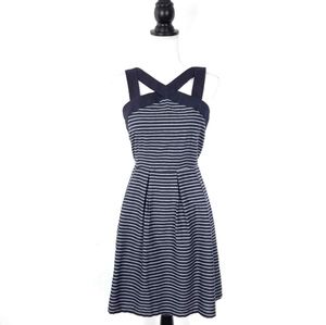 The Impeccable Pig striped midi dress size L
